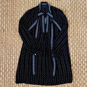 Max Studio Black and White Geometric Dress, Size M